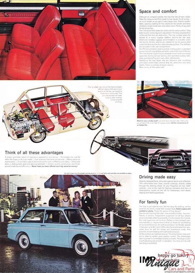 1965 Hillman Imp Mark 2 Brochure Page 5